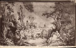 CPA Musee des Tapisseries d'Aix Jeux Russiens D'apres J B Leprince 