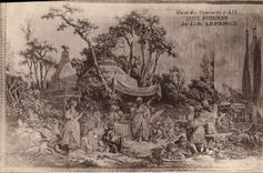 CPA Musee des Tapisseries d'Aix Jeux Russiens de J B Leprince 