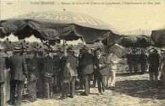 REPRO Paris sportif Pelouse du Champ de Courses de Longchamp l'Etablissement du pere Jules Hipppisme