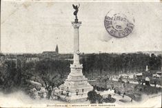 CPA Bordeaux Monument des Girondins 