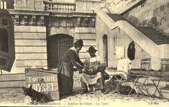 REPRO Scenes parisiennes Tondeur de Chiens La Tonte Chiens