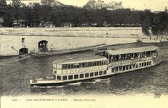 REPRO Les Transports a Paris Bateau Parisien 