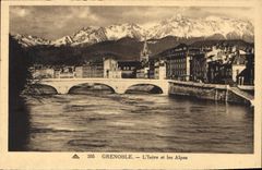 CPA Grenoble L'Isere et les Alpes 
