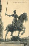 CPA Reims La Statue de Jeanne D'Arc 