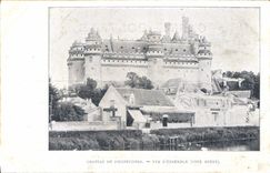 CPA Chateau de Pierrefonds Vue d'Ensemble cote ouest 