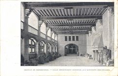 CPA Chateau de Pierrefonds Salle entierement reservee aux garnisons mercenaires 
