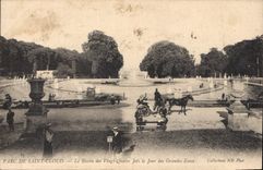 CPA Parc de Saint Cloud Le Bassin des Vingt Quatre Jets le Jour des Grandes eaux 