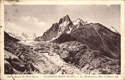 CPA Massif du Mont Blanc Chamonix Mont blanc Le Montenvers Mer de Glace 