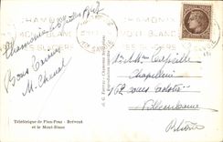 CPA Teleferique de Plan Praz Brevent et le Mont Blanc 