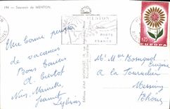 CPA Souvenir de Menton 