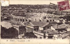 CPA Nimes Vue generale 