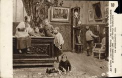 CPA Salon de Paris Chocarne Morseau Une Partie Interessante an entertaining game 