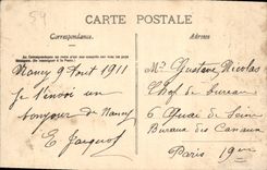 CPA Nancy Statue du Roi Stanislas de Pologne par Jacquot 