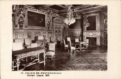 CPA Palais de Fontainebleau Salon Louis XIII 