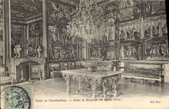 CPA Palais de Fontainebleau Salon de Reception des Reines Meres 