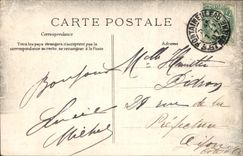 CPA Palais de Fontainebleau Allee couverte dans le Jardin Anglais 