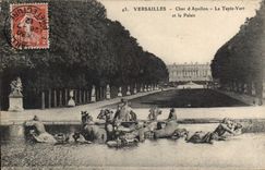 CPA Versailles Char d'Apollon Le Tapis Vert et le palais 