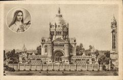CPA La Basilique de Lisieux Vue generale du Projet 