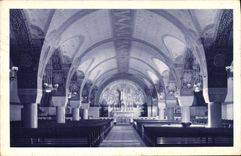 CPA La Basilique de Lisieux La Crypte Vue generale 