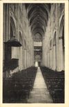 CPA Tours Cathedrale Nef vue du Choeur 