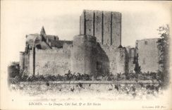 CPA Loches Le Donjon Cote sud 