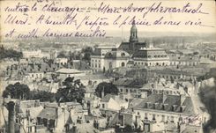 CPA Tours a vol d'oiseau le Nouvel Hotel de Ville 