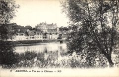 CPA Amboise Vue sur le Chateau 