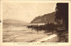 CPA Aix les Bains Lac du Bourget et colline de la Chambotte 