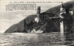 CPA Aix les Bains Abbaye d'Hautecombe La Thour du Phare 