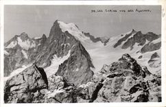 CPA Les Ecrins vus des Agneaux 
