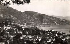 CPA Menton Vue generale prise du Cap Martin 