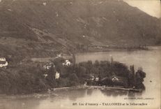 CPA Lac d'Annecy Talloires et le Debarcadere 