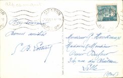 CPA Menton Vue generale des Jardins Hotels et Montagnes de Sta Agnes 