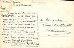 CPA Chamonix Le Bois du Paradis et le Mont Blanc 