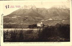 CPA Lac d'Annecy Le Chateau de Duingt et les Dents de Lanfon 