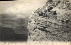 CPA Aix les Bains Le sommet du Mont Grenier et le Lac du Bourget 