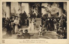 CPA Dijon Salle des Etats de Bourgogne Les Gloires de la Bourgogne par Levi 