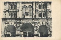 CPA Dijon Portail de l'Eglise Saint Michel 