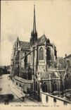 CPA Dijon Abside de l'Eglise Saint Benigne 