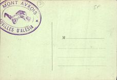CPA Mont Avxois Alesia Tombeau