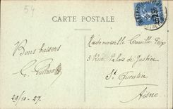 CPA Nancy Portail du Palais ducal 