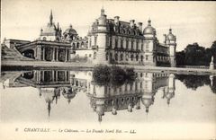 CPA Chantilly Le Chateau La Facade Nord Est 