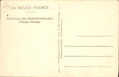 CPA La Douce France Chateau de Pierrefonds Oise L'Escalier d'Honneur 