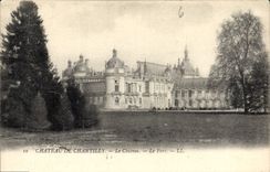 CPA Chateau de Chantilly Le Chateau Le Parc 