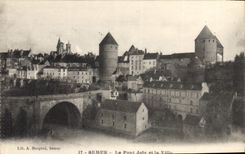 CPA Semur Le Pont Joly et la Ville 