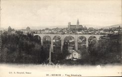 CPA Semur Vue Generale 