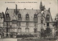 CPA Beauvais Vue interieure du Palais de Justice 