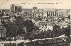 CPA Beauvais Vue generale prise du Parc des Eaux 