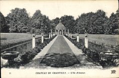 CPA Chateau de Chantilly L'lle d'Amour 