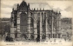 CPA Beauvais La Cathedrale XIII Siecle Vue Generale 